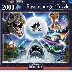 Ravensburger Puzzle with Dinosaurs and Aliens - 2000 Pieces